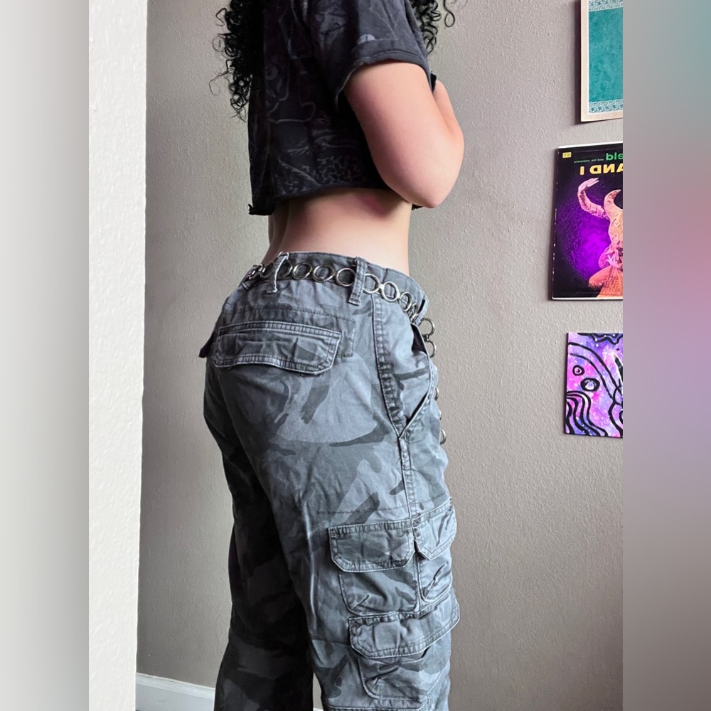 Mens Wrangler camo cargos